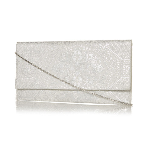 Koiki White Pearl Clutch